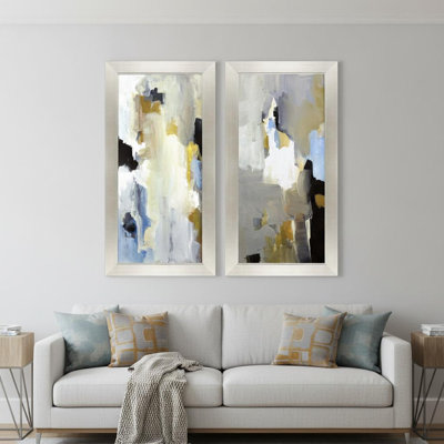 Set Of Two Wonder Silver Framed Print Wall Art