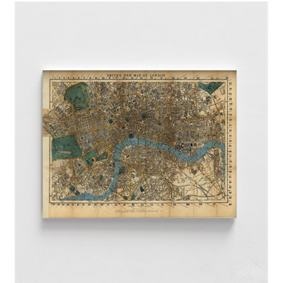 London England 1860 By Vintage Maps, England Poster, Old City Map Decor, London Poster Print, UK City Map, European Old Map Studio Decor