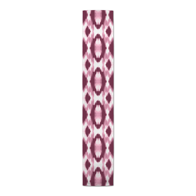 Chemin de table Bleuette, 72 po x 16 po, Mauve