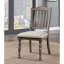 Chaises d'appoint de style transitionnel 2 pièces