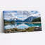 Ensemble de 1 tableau sur toile représentant un lac de montagne-129070995-129070996