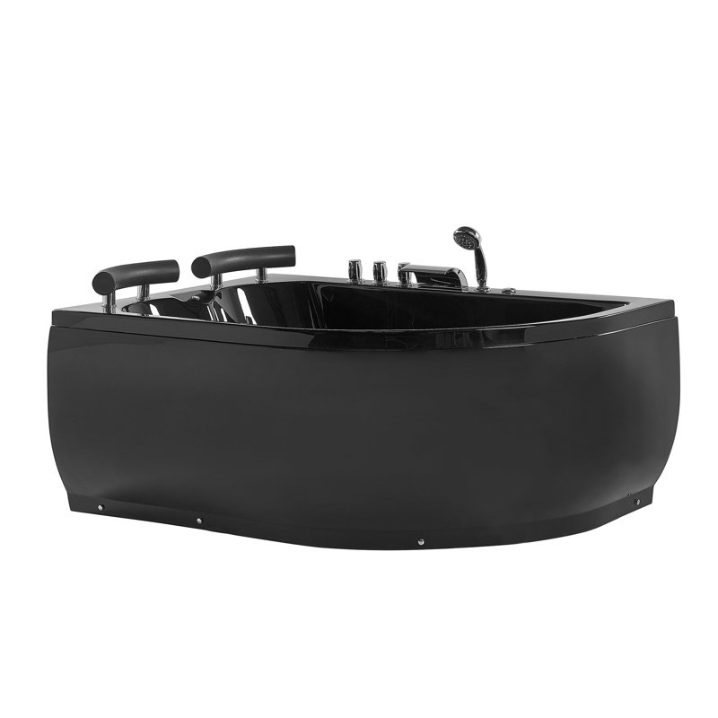 Bracey 1590mm x 113mm Whirlpool Acrylic Bathtub with Tap, Right Hand