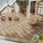 Floor Tiles Pack Of 22  WPC Wood-Plastic Composite Deck Tiles DIY Interlocking Decking Tiles-113414413