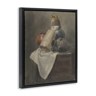 Art mural sur toile Floater, "Mute Vases Still Life" par Peter Dewint