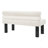Upholstered Dining Bench With Back-298556425