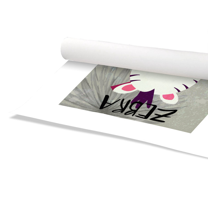 Impression sur papier Zebra Crossing, H 10 po x l 8 po x P 1 po, Papier