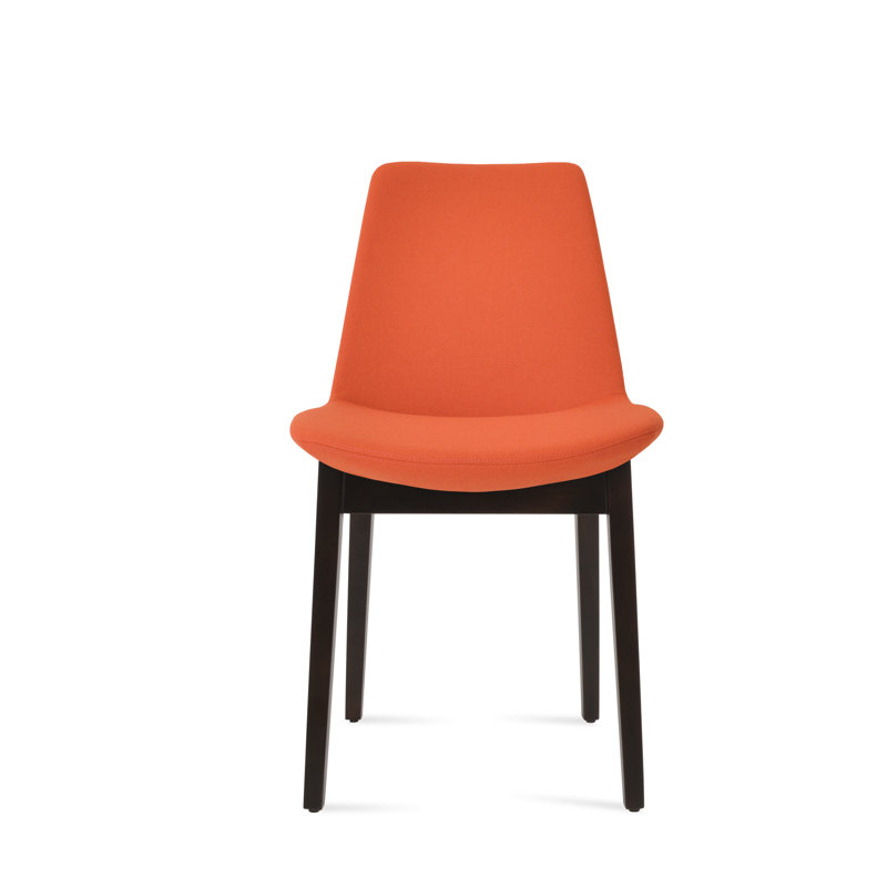 Eiffel Wood Dining Chair, Wenge, Orange W