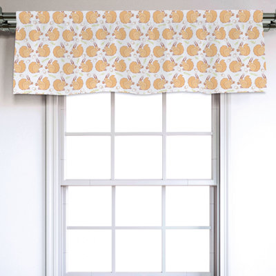 Sateen Ruffled Window Valance