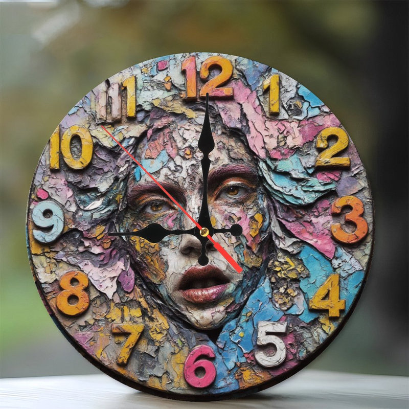 Horloge texturée pour femme