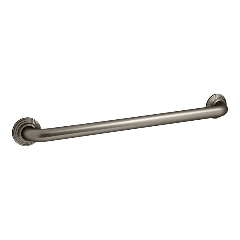 Traditional Grab Bar, 24"W, Vibrant Brushed Moderne Brass