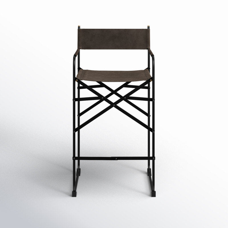Sambac Counter Stool, Counter Stool (26.5” Seat Height), Dark Brown