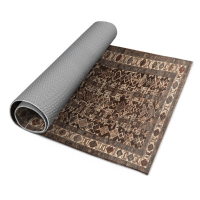 Tapis noir intérieur et extérieur ArtDeco