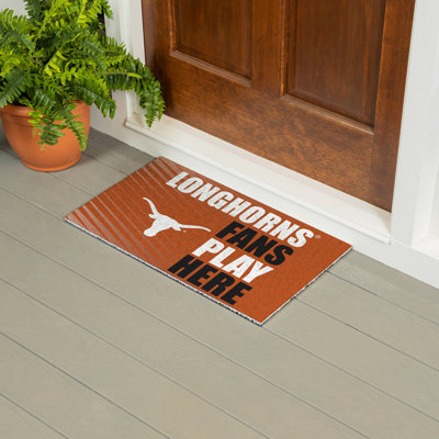 University of Texas Fan PVC Mat, 28"x16"