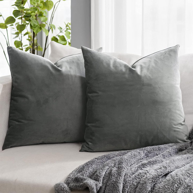 Housse de coussin , gris