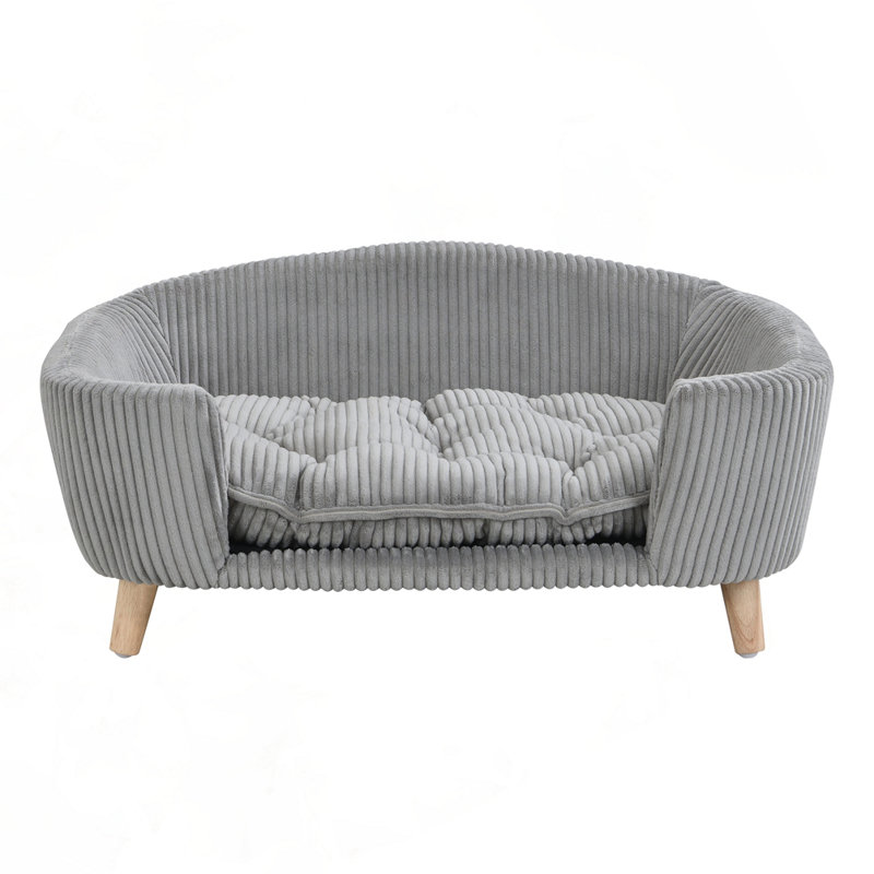 Modern & Contemporary Dog Bed, Gray