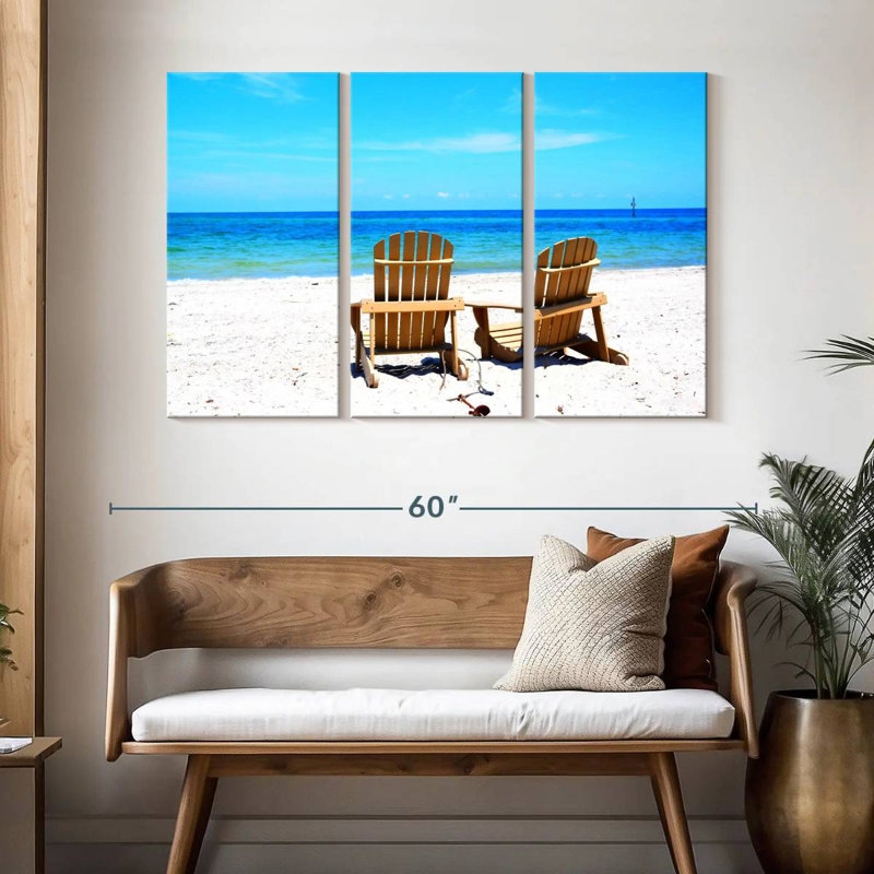 Chaises Gillard Miami Beach, H 32 po x l 50 po