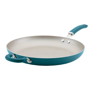 Rachael Ray® Hard-Anodized Oval Sauté Pan Nonstick with Lid, 5-Quart
