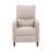Upholstered Manual Pushback Recliner Armchair-720110322