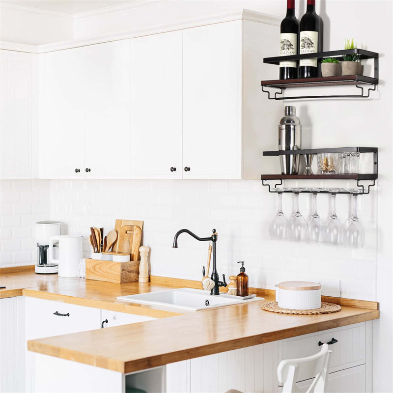 Serenay Wine Bottle & Glass Rack