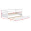 Structure de lit de jour en bois massif avec lit gigogne escamotable-947223678