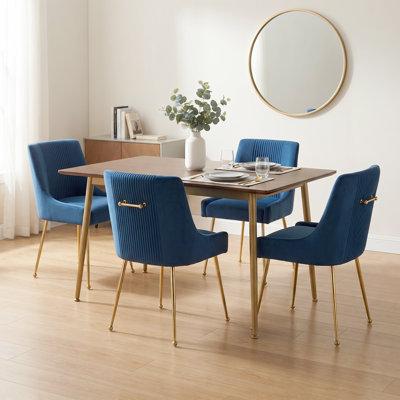 Elian Velvet Side Chair Dining Chair