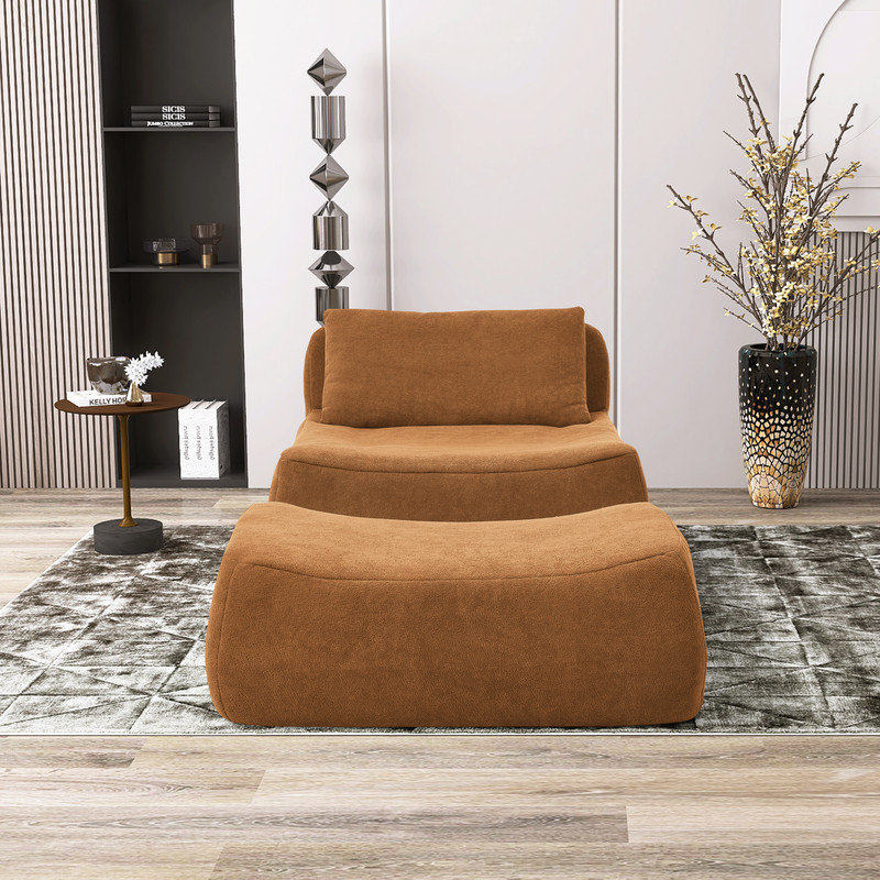 Fauteuil à billes Lazy, Orange