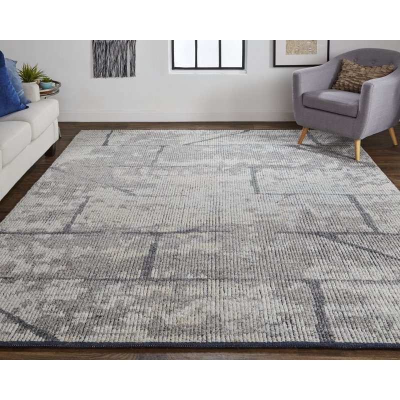 Chafic Hand Knotted Indoor Rug, Rectangle 3'6" x 5'6"