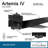 64" Artemis 4 Blade LED Standard Ceiling Fan with Light Kit Included-27688509