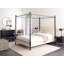 Four Poster Bed Boucle DANNEMOIS-2030184317-2030184258