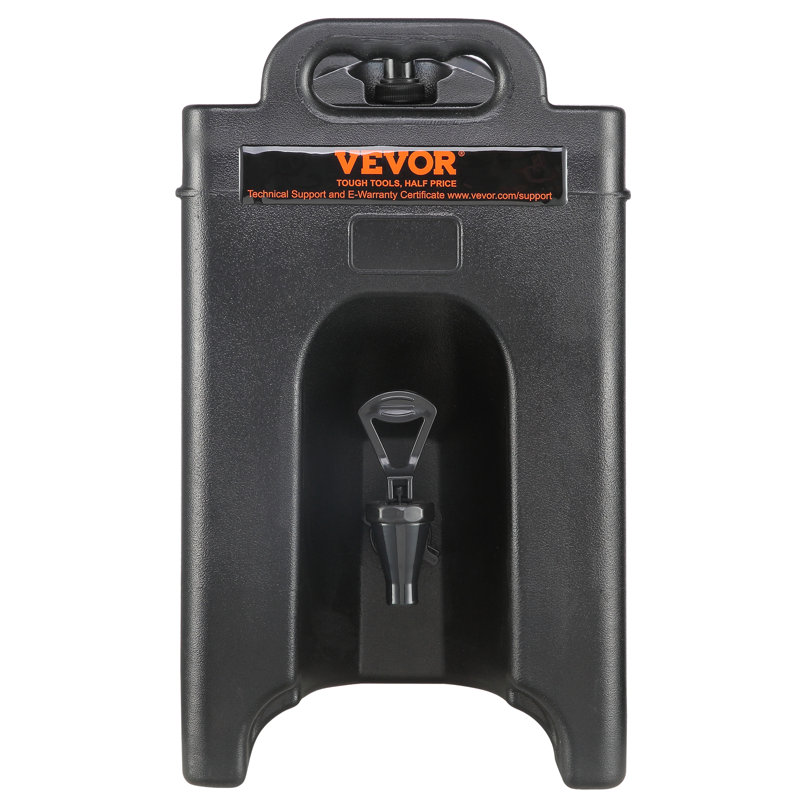 VEVOR Insulated Hot and Cold Beverage Dispenser Server 2.5Gallon Food-grade LDPE