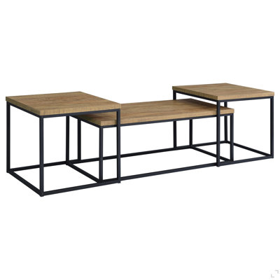 Rosey Mango 3-piece Coffee Table Set
