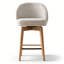 Tabouret de comptoir pivotant rembourré-179091149