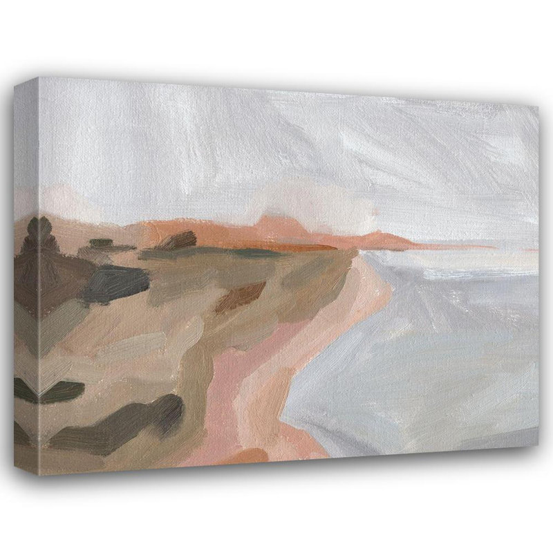 Ivy Bronx Green, Jacob, reproduction d'art sur toile tendue sous le titre: Autumn Coastline II 180675Z, H 28 po x l 34 po