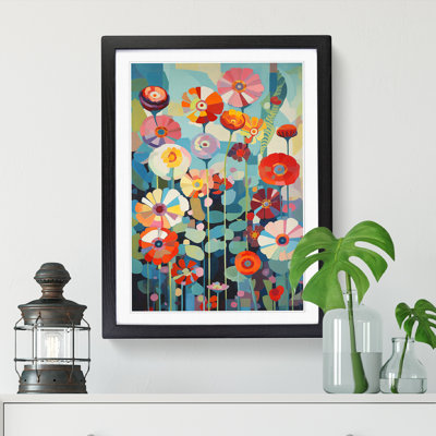 FRM-V0523-954X Flowers Orphism Style Vol.7 - Print