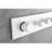 Wall Mounted Waterfall Shower System With Hand Shower, Sliding Bar