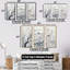 Gris gris, printemps, arbres, oiseaux, art mural-309960171-309960180