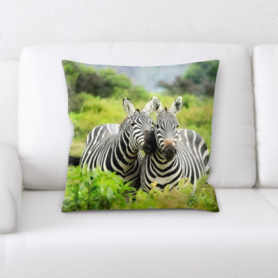 Berkemeier Microsuede Reversible Throw Pillow