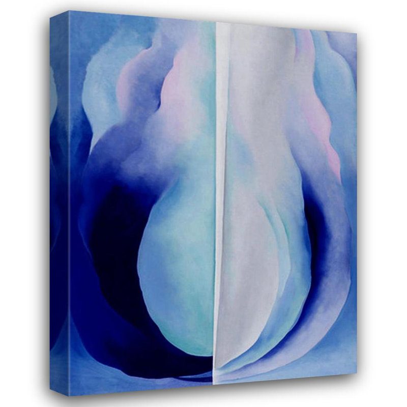 Bleu abstrait MCG-O210, H 24 po x l 18 po