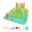 Inflatable Bounce House with Double Slides, Climbing Wall, and Splash Pool for Kids Ages 3-8