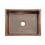 25" Hammered Copper Single Basin Kitchen Sink