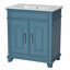  Ensemble de meuble-lavabo sur pied 30 po avec lavabo en céramique