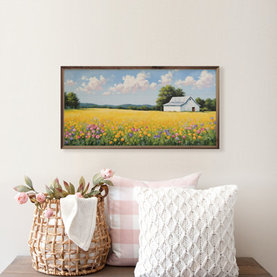  Barn In Spring Field