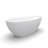 61 Inch Small Size Artificial Stone Solid Surface Freestanding Bathroom Bathtub