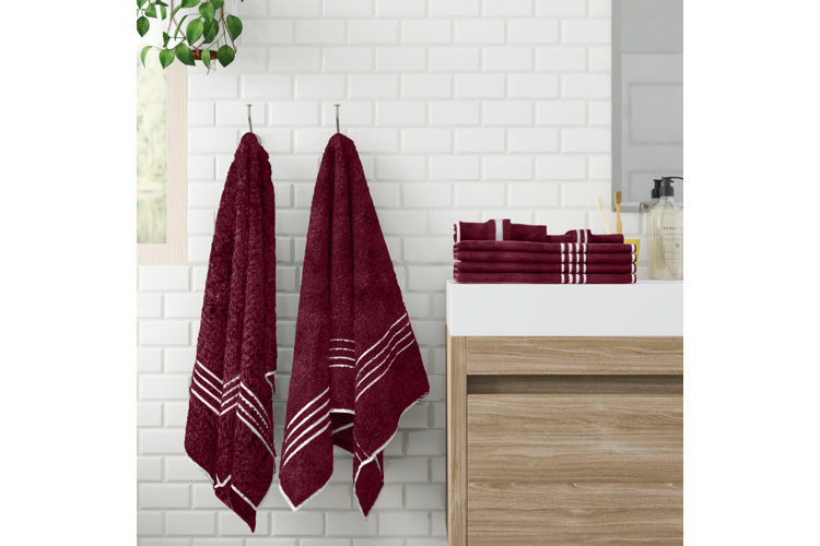 Bremen 8 Piece Egyptian-Quality Cotton Towel Set