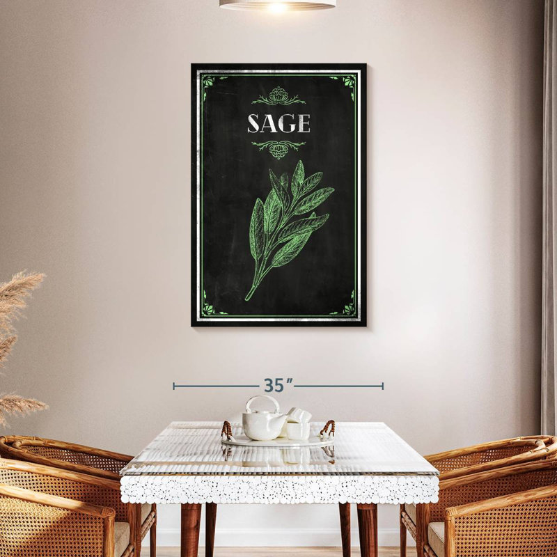 Chalkboard Sage Green, 45" H x 30" W