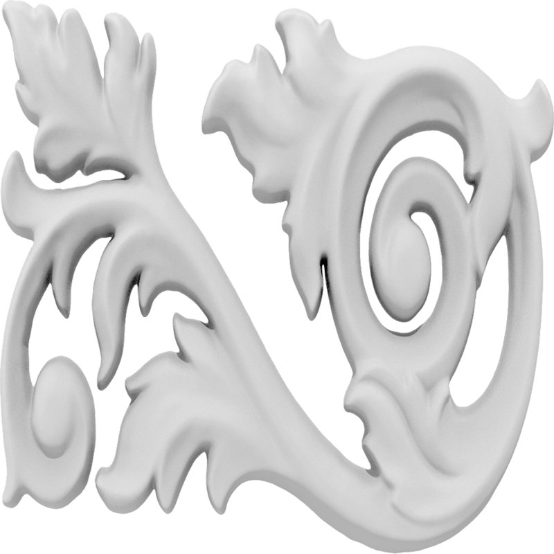 Applique Pinedale, H 1 po x l 1 po x P 0,25 po, Gauche