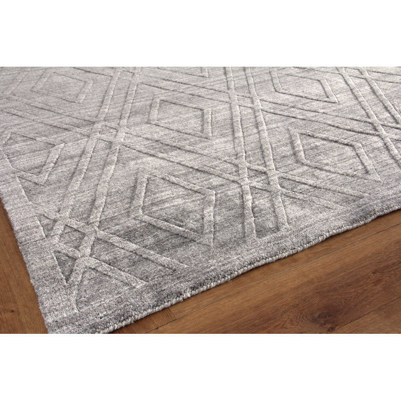 Castelli Geometric Area Rug in Gray, Rectangle 14' x 18'