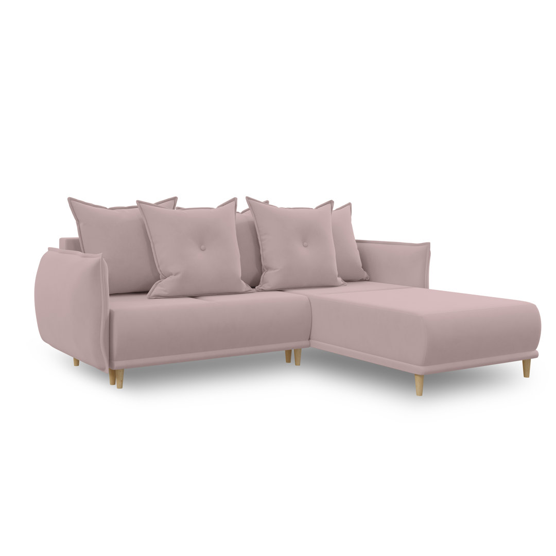 Ecksofa Afonso mit Bettfunktion