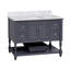 Ensemble de meuble-lavabo simple de 48 po Hampton-708578984-708578985