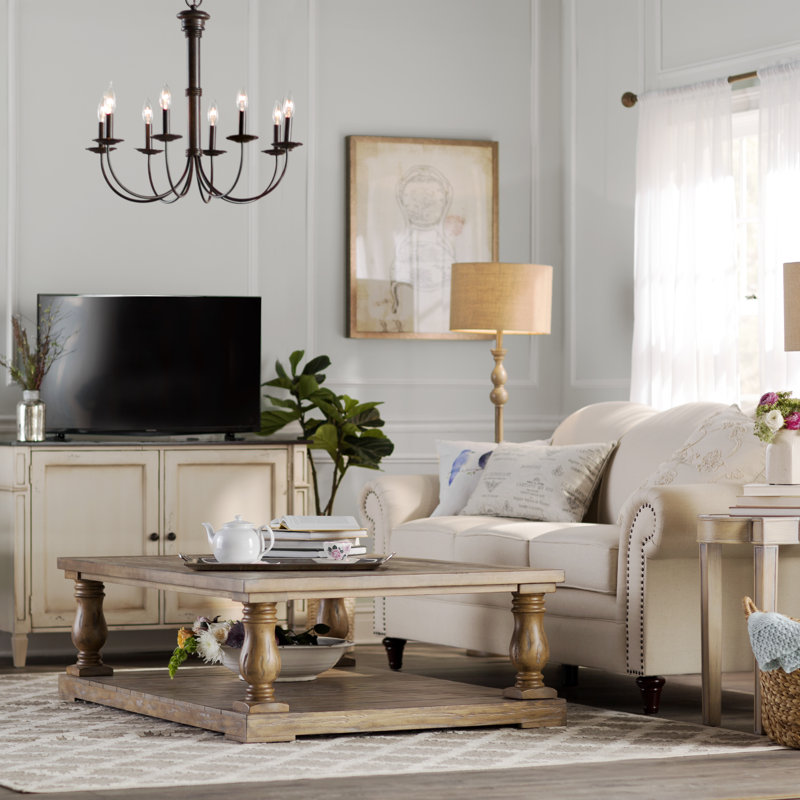 Barlow End Table, Grey